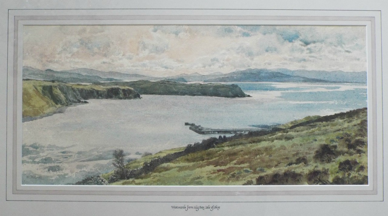 Watercolour - Westward from Uig Bay, Isle of Skye